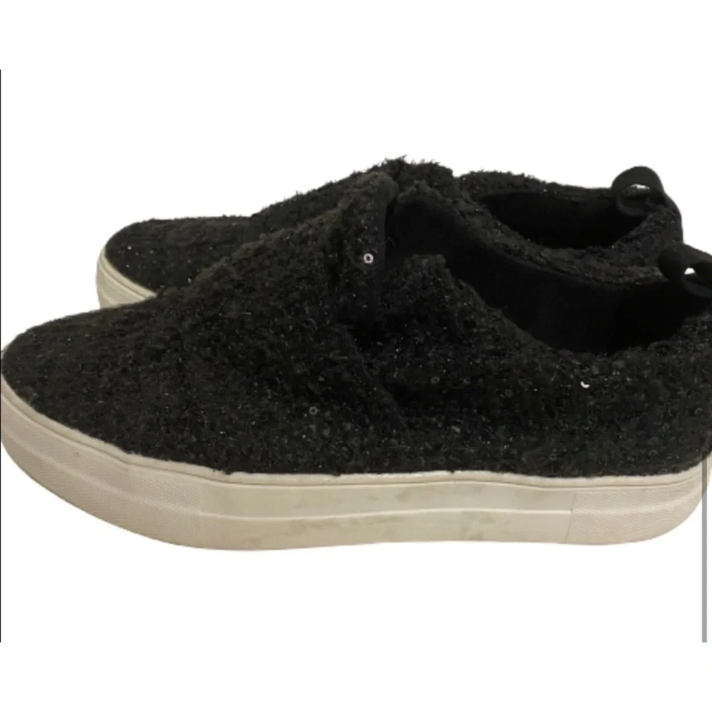 DV by Dolce Vita Black Sneakers with White Accents